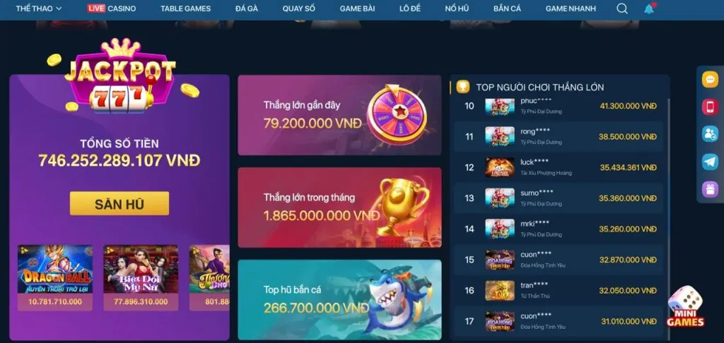 Đa dạng trò chơi cá cược trực tuyến tại nhà cái uy tín
